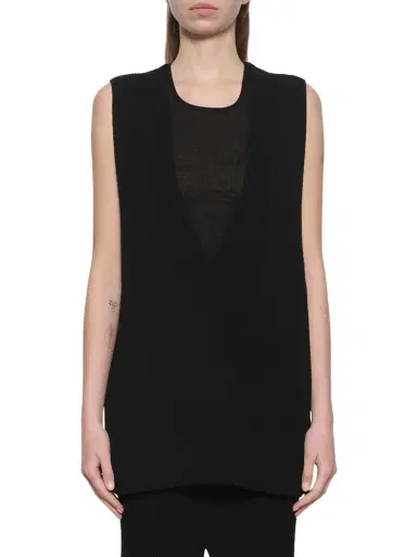Rick Owens V Neck Top | Thumbnail 1 Rick Owens V Neck Top | Thumbnail 1