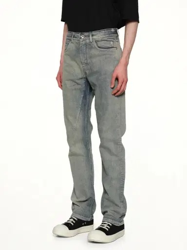 RICK OWENS DRKSHDW Fog Cut Jeans in Mineral Pearl Peral | Thumbnail 2 RICK OWENS DRKSHDW Fog Cut Jeans in Mineral Pearl Peral | Thumbnail 2