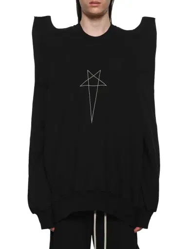 RICK OWENS DRKSHDW Pentagram Tec Sweat | Thumbnail 1 RICK OWENS DRKSHDW Pentagram Tec Sweat | Thumbnail 1