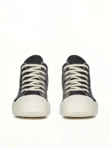 RICK OWENS DRKSHDW Low Sneaks in Black Washed | Thumbnail 2 RICK OWENS DRKSHDW Low Sneaks in Black Washed | Thumbnail 2