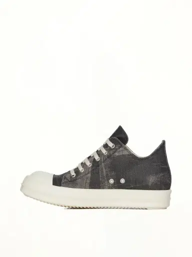 RICK OWENS DRKSHDW Low Sneaks in Black Washed | Thumbnail 4 RICK OWENS DRKSHDW Low Sneaks in Black Washed | Thumbnail 4
