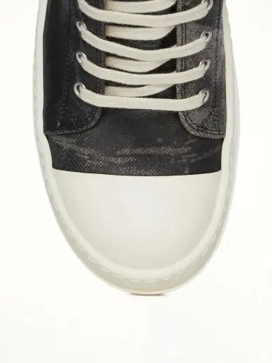 RICK OWENS DRKSHDW Low Sneaks in Black Washed | Thumbnail 6 RICK OWENS DRKSHDW Low Sneaks in Black Washed | Thumbnail 6
