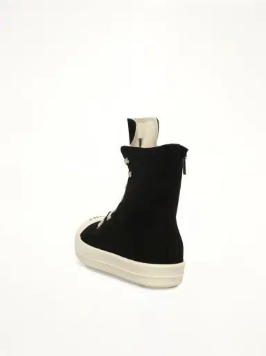 RICK OWENS DRKSHDW Sneaks in Black/milk/milk | Thumbnail 2 RICK OWENS DRKSHDW Sneaks in Black/milk/milk | Thumbnail 2