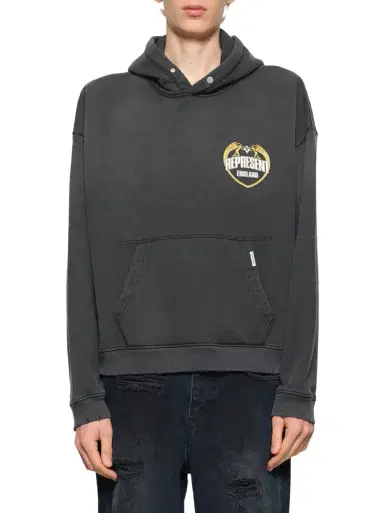Represent Represent Angel Border Hoodie | Thumbnail 1 Represent Represent Angel Border Hoodie | Thumbnail 1