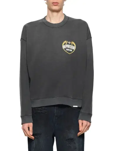 Represent Represent Angel Border Sweatshirt | Thumbnail 1 Represent Represent Angel Border Sweatshirt | Thumbnail 1