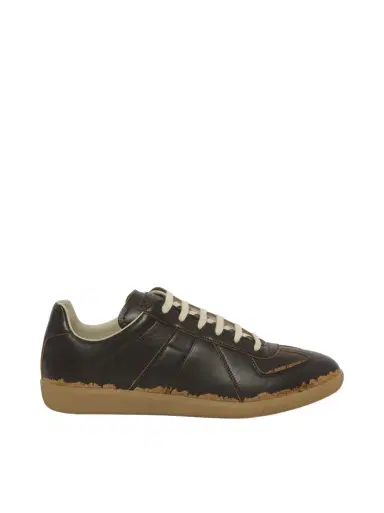 Maison Margiela Replica Leather Sneaker | Thumbnail 1 Maison Margiela Replica Leather Sneaker | Thumbnail 1