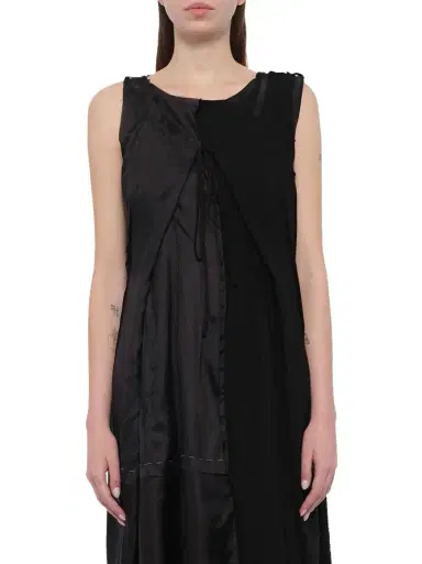 Maison Margiela Silk Twill Midi Dress | Thumbnail 1 Maison Margiela Silk Twill Midi Dress | Thumbnail 1
