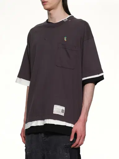 Maison MIHARA YASUHIRO Triple Layered T-shirt | Thumbnail 2 Maison MIHARA YASUHIRO Triple Layered T-shirt | Thumbnail 2