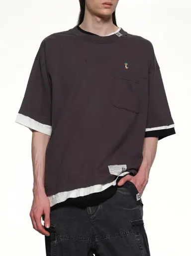 Maison MIHARA YASUHIRO Triple Layered T-shirt | Thumbnail 6 Maison MIHARA YASUHIRO Triple Layered T-shirt | Thumbnail 6