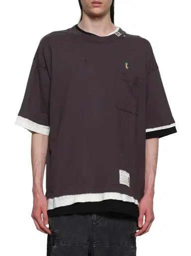 Maison MIHARA YASUHIRO Triple Layered T-shirt | Thumbnail 1 Maison MIHARA YASUHIRO Triple Layered T-shirt | Thumbnail 1