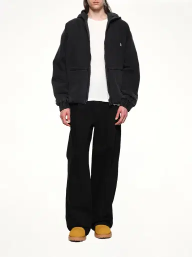 WOOYOUNGMI Dyed Denim Hoodie | Thumbnail 4 WOOYOUNGMI Dyed Denim Hoodie | Thumbnail 4