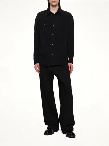 WOOYOUNGMI Logo Denim Shirt | Thumbnail 4 WOOYOUNGMI Logo Denim Shirt | Thumbnail 4