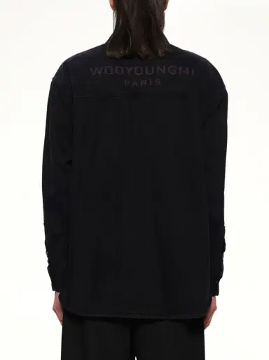 WOOYOUNGMI Logo Denim Shirt | Thumbnail 5 WOOYOUNGMI Logo Denim Shirt | Thumbnail 5