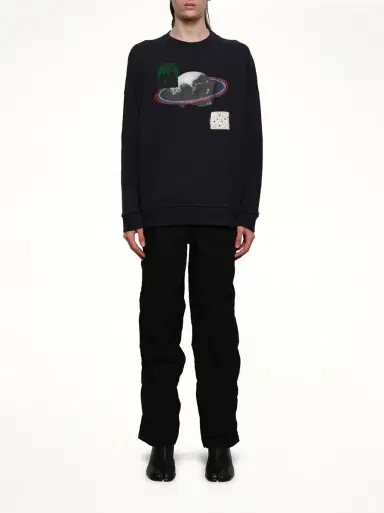 Undercover Graphic Patches Sweatshirt | Thumbnail 7 Undercover Graphic Patches Sweatshirt | Thumbnail 7