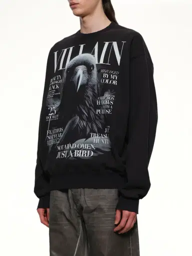 DOUBLET Villain Cover Print Sweat Shirt | Thumbnail 2 DOUBLET Villain Cover Print Sweat Shirt | Thumbnail 2