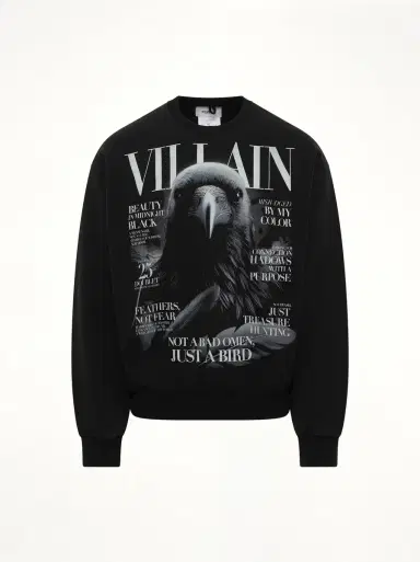 DOUBLET Villain Cover Print Sweat Shirt | Thumbnail 3 DOUBLET Villain Cover Print Sweat Shirt | Thumbnail 3
