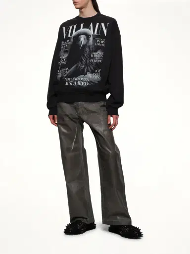 DOUBLET Villain Cover Print Sweat Shirt | Thumbnail 4 DOUBLET Villain Cover Print Sweat Shirt | Thumbnail 4