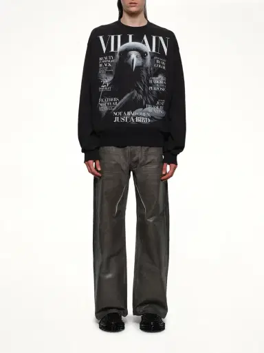 DOUBLET Villain Cover Print Sweat Shirt | Thumbnail 7 DOUBLET Villain Cover Print Sweat Shirt | Thumbnail 7