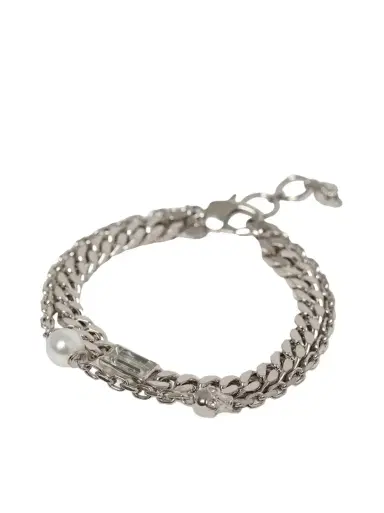 Alexander McQueen Skull & Pearl Bracelet | Thumbnail 1 Alexander McQueen Skull & Pearl Bracelet | Thumbnail 1