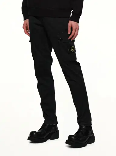 Stone Island 3100034 Stretch Organic Broken Twill Cotton 'Old' Effect Cargo Pants | Thumbnail 6 Stone Island 3100034 Stretch Organic Broken Twill Cotton 'Old' Effect Cargo Pants | Thumbnail 6