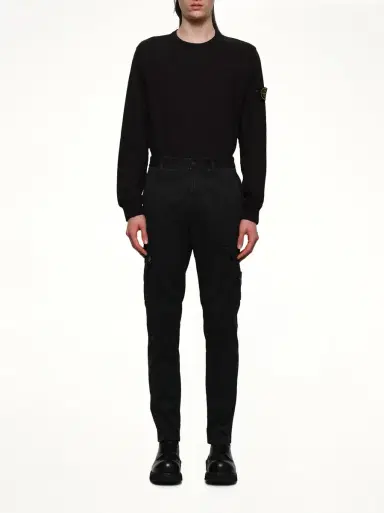 Stone Island 3100034 Stretch Organic Broken Twill Cotton 'Old' Effect Cargo Pants | Thumbnail 7 Stone Island 3100034 Stretch Organic Broken Twill Cotton 'Old' Effect Cargo Pants | Thumbnail 7