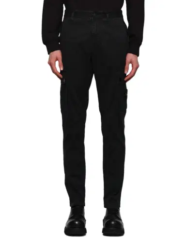 Stone Island 3100034 Stretch Organic Broken Twill Cotton 'Old' Effect Cargo Pants | Thumbnail 1 Stone Island 3100034 Stretch Organic Broken Twill Cotton 'Old' Effect Cargo Pants | Thumbnail 1