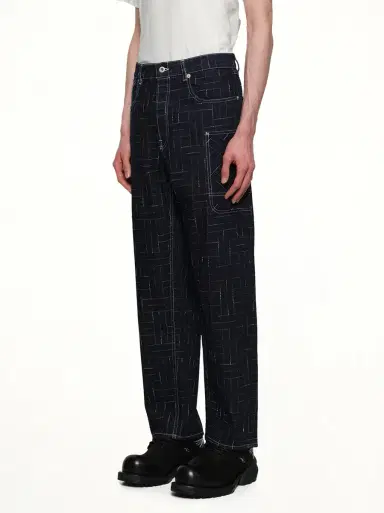 KENZO Kenzo Weave Cargo Monkey Fit Jeans | Thumbnail 2 KENZO Kenzo Weave Cargo Monkey Fit Jeans | Thumbnail 2
