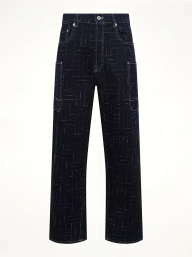 KENZO Kenzo Weave Cargo Monkey Fit Jeans | Thumbnail 3 KENZO Kenzo Weave Cargo Monkey Fit Jeans | Thumbnail 3