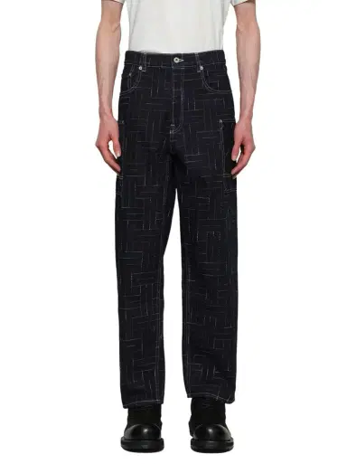 KENZO Kenzo Weave Cargo Monkey Fit Jeans | Thumbnail 1 KENZO Kenzo Weave Cargo Monkey Fit Jeans | Thumbnail 1