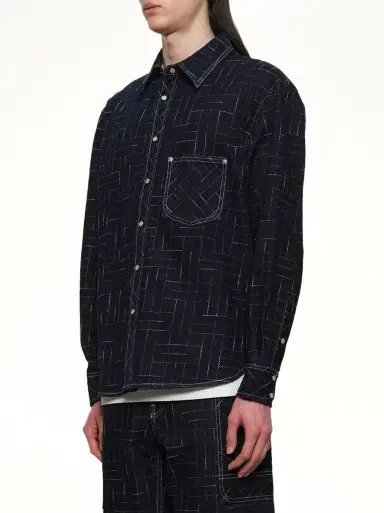 KENZO Kenzo Weave Casual Shirt | Thumbnail 2 KENZO Kenzo Weave Casual Shirt | Thumbnail 2
