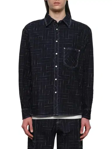 KENZO Kenzo Weave Casual Shirt | Thumbnail 1 KENZO Kenzo Weave Casual Shirt | Thumbnail 1