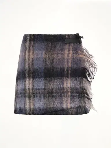 Loewe Mohair Skirt in Blue/multicolour Blue/multicolor | Thumbnail 3 Loewe Mohair Skirt in Blue/multicolour Blue/multicolor | Thumbnail 3