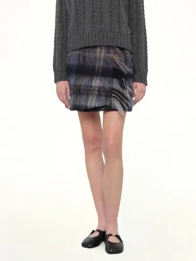 Loewe Mohair Skirt in Blue/multicolour Blue/multicolor | Thumbnail 6 Loewe Mohair Skirt in Blue/multicolour Blue/multicolor | Thumbnail 6