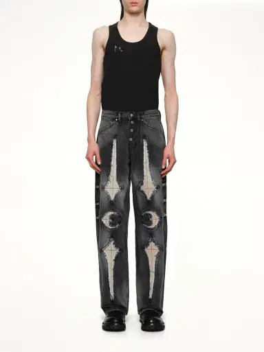 THUG CLUB TC Bone Leather Denim Pants | Thumbnail 7 THUG CLUB TC Bone Leather Denim Pants | Thumbnail 7