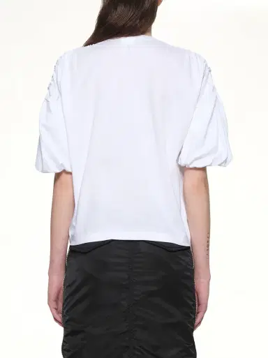 NOIR KEI NINOMIYA Cotton Ponte T-shirt | Thumbnail 5 NOIR KEI NINOMIYA Cotton Ponte T-shirt | Thumbnail 5