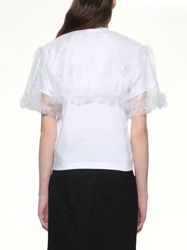 NOIR KEI NINOMIYA Tulle T-shirt | Thumbnail 5 NOIR KEI NINOMIYA Tulle T-shirt | Thumbnail 5