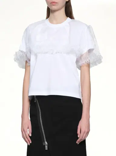 NOIR KEI NINOMIYA Tulle T-shirt | Thumbnail 6 NOIR KEI NINOMIYA Tulle T-shirt | Thumbnail 6