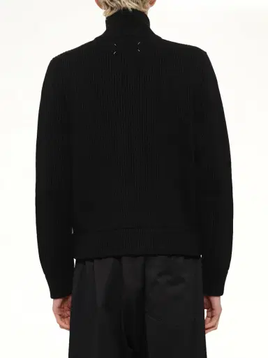 Maison Margiela Drivers Knit Zip Sweater | Thumbnail 5 Maison Margiela Drivers Knit Zip Sweater | Thumbnail 5