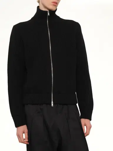 Maison Margiela Drivers Knit Zip Sweater | Thumbnail 6 Maison Margiela Drivers Knit Zip Sweater | Thumbnail 6