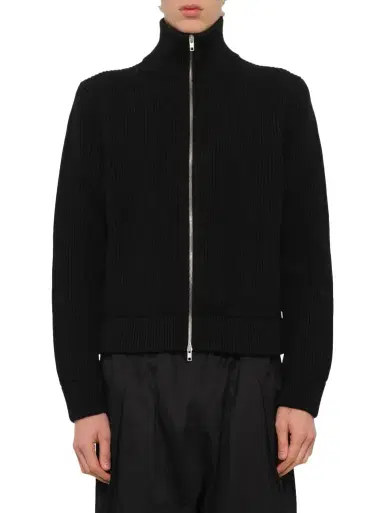 Maison Margiela Drivers Knit Zip Sweater | Thumbnail 1 Maison Margiela Drivers Knit Zip Sweater | Thumbnail 1