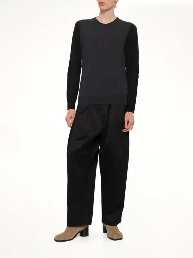Maison Margiela Two-tone Sweater in Grey/black Grey | Thumbnail 4 Maison Margiela Two-tone Sweater in Grey/black Grey | Thumbnail 4