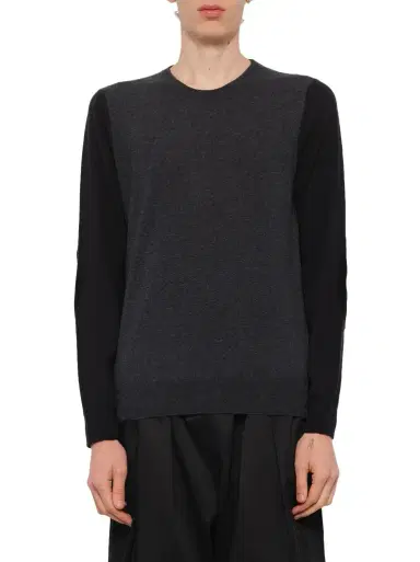 Maison Margiela Two-tone Sweater in Grey/black Grey | Thumbnail 1 Maison Margiela Two-tone Sweater in Grey/black Grey | Thumbnail 1