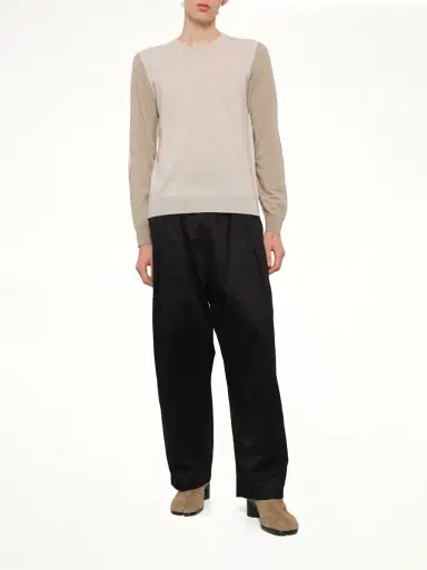 Maison Margiela Two-tone Sweater in Beige/camel Beige | Thumbnail 4 Maison Margiela Two-tone Sweater in Beige/camel Beige | Thumbnail 4