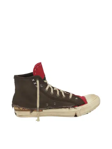 Maison Margiela Loved to Death Sneaker in Red/black Red | Thumbnail 1 Maison Margiela Loved to Death Sneaker in Red/black Red | Thumbnail 1