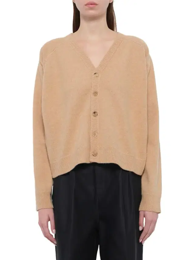 Gauge 7 Wool Cardigan in Camel Brown Gauge 7 Wool Cardigan in Camel Brown