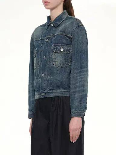 Maison Margiela Denim Jacket in Blue Wash | Thumbnail 2 Maison Margiela Denim Jacket in Blue Wash | Thumbnail 2