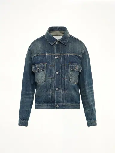 Maison Margiela Denim Jacket in Blue Wash | Thumbnail 3 Maison Margiela Denim Jacket in Blue Wash | Thumbnail 3