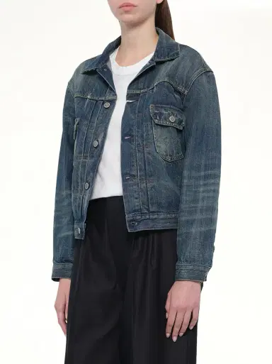 Maison Margiela Denim Jacket in Blue Wash | Thumbnail 6 Maison Margiela Denim Jacket in Blue Wash | Thumbnail 6