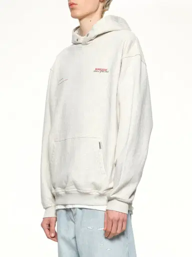 Represent Patron of The Club Hoodie in Cream Marl White | Thumbnail 2 Represent Patron of The Club Hoodie in Cream Marl White | Thumbnail 2