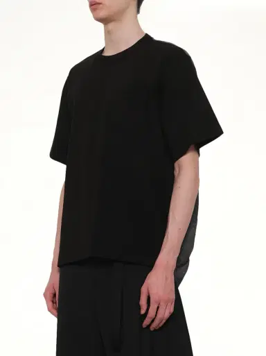 Sacai Light Weight Denim x Cotton Jersey T-shirt | Thumbnail 2 Sacai Light Weight Denim x Cotton Jersey T-shirt | Thumbnail 2